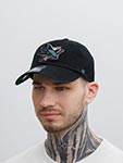 Бейсболка 47 BRAND арт. H-FSVNF22RPF-BK San Jose Sharks NHL (черный)